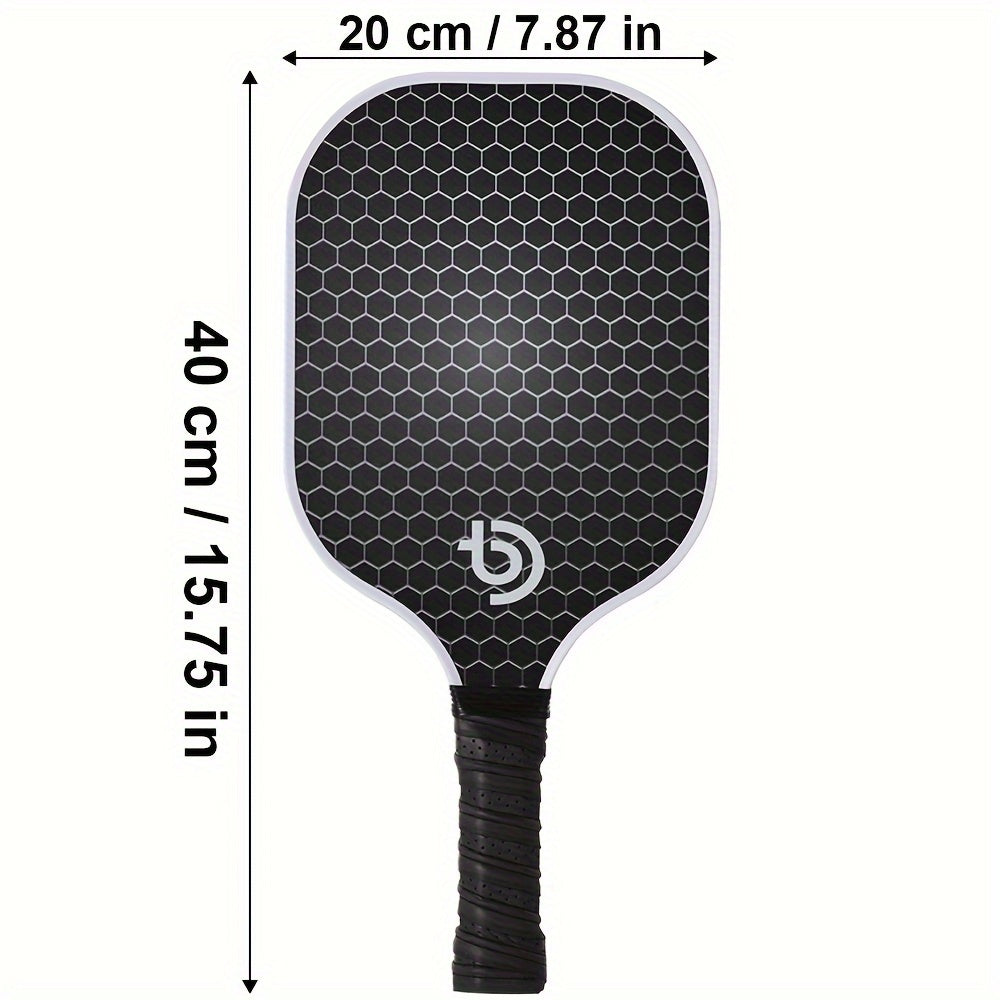 2pcs Pickleball Paddles Lightweight Rackets, 4 Balls, 1 Pickleball Bag
