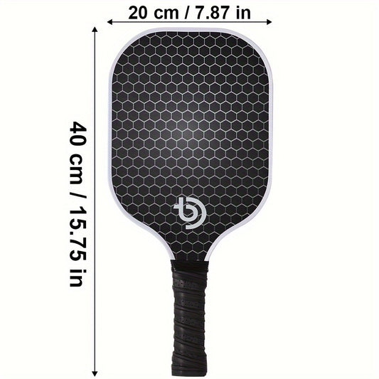 2pcs Pickleball Paddles Lightweight Rackets, 4 Balls, 1 Pickleball Bag