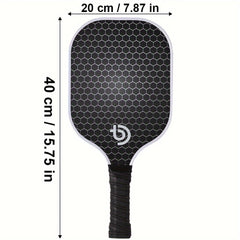 2pcs Pickleball Paddles Lightweight Rackets, 4 Balls, 1 Pickleball Bag