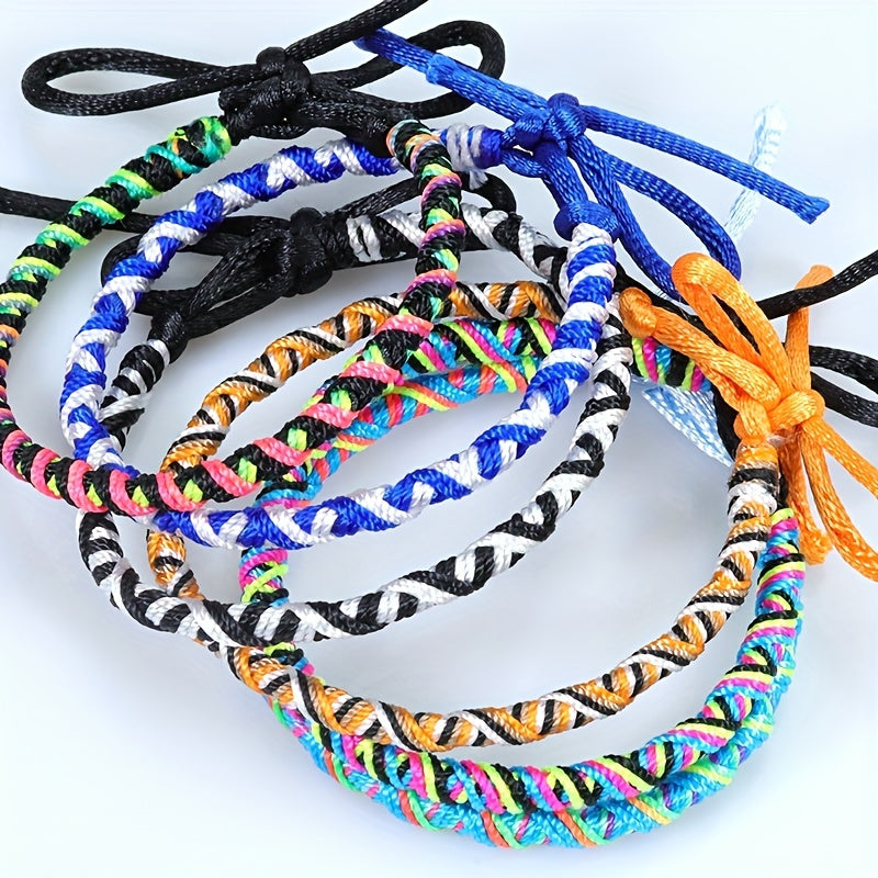 Colorful Boho Braided Bracelet for Summer Style and Birthday
