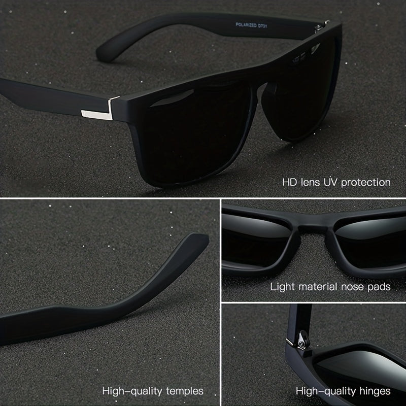 Men's Polarized Cycling Sports Sunglasses with Strap