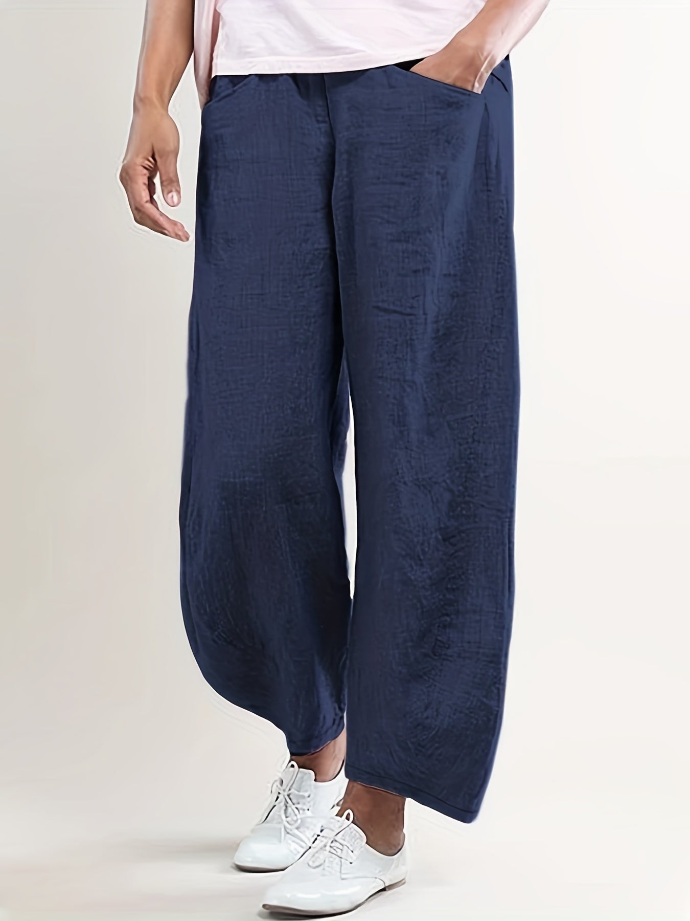  High Rise Wide Leg Pants