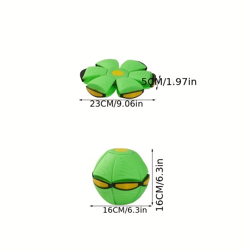 Elastic Deformed Flying Saucer Ball Outdoor Educational Toy