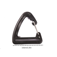 3pcs Webbing Belt Hanging Buckle Triangle Hook For Outdoor Camping Hiking