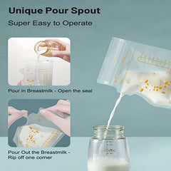 30pcs 250ml Milk Freezer Bags Baby Food Storage Bags BPA Free Feeding Bags
