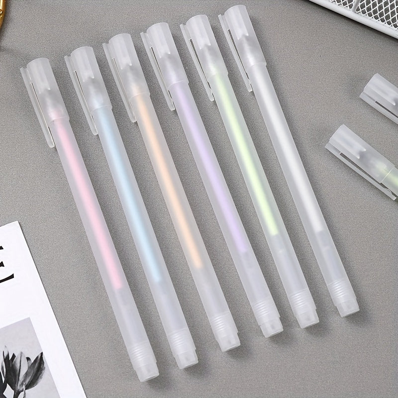 6pcs Frosted Rod Dot Glue Pen Quick Drying Precision Dispensing Pen