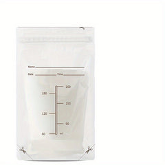30Pcs Pack 6.8oz Breast Milk Storage Bags High & Safe