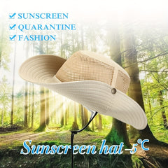 Mesh Hollow Out Sun Hat Unisex Breathable Sunshade Bucket Hat