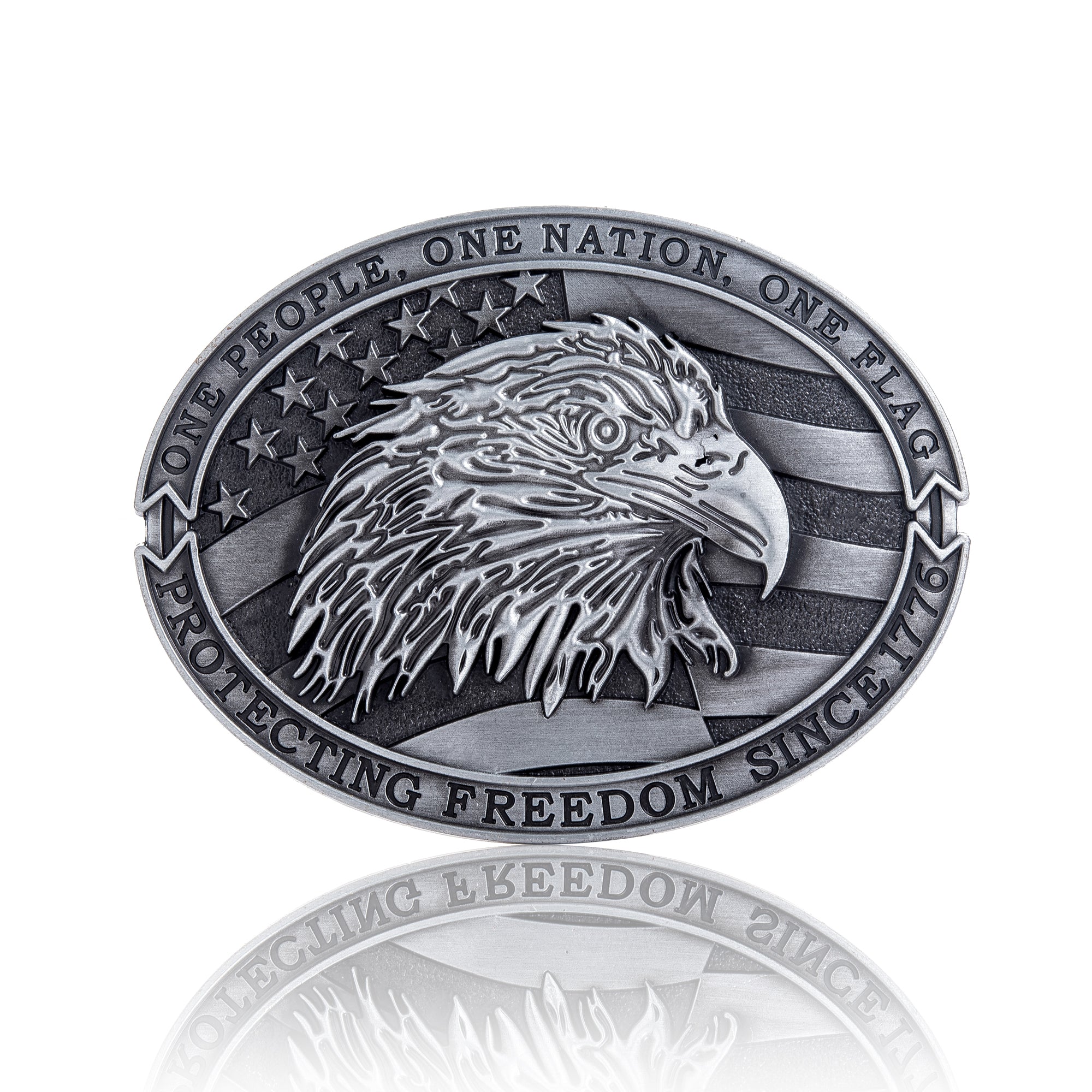 Western Cowboy Men's Eagle Belt Buckle