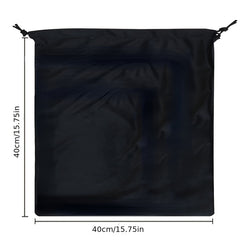 1pc Drawstring Storage Bag for Wardrobe Hanging Dustproof Organizer
