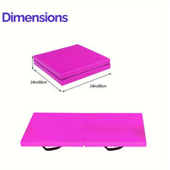Foldable Fitness Mat Oxford Cloth Yoga Mat Pilates Home Workout Exercise