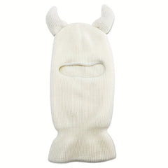 Monster Ears Ski Mask Balaclava Y2K Knit Hat
