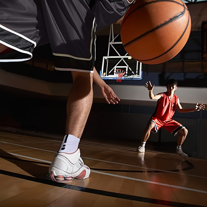 Men's Mid Crew Sport Socks for Basketball Training