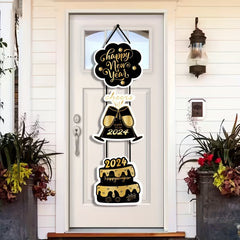 Happy New Year Door Hanging Decoration
