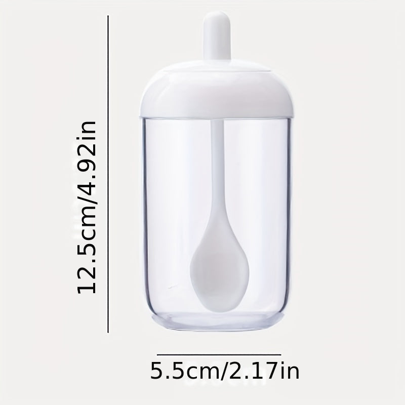 1pc Seasoning Jar Kitchen Spice Pot Plastic Seasoning Containers