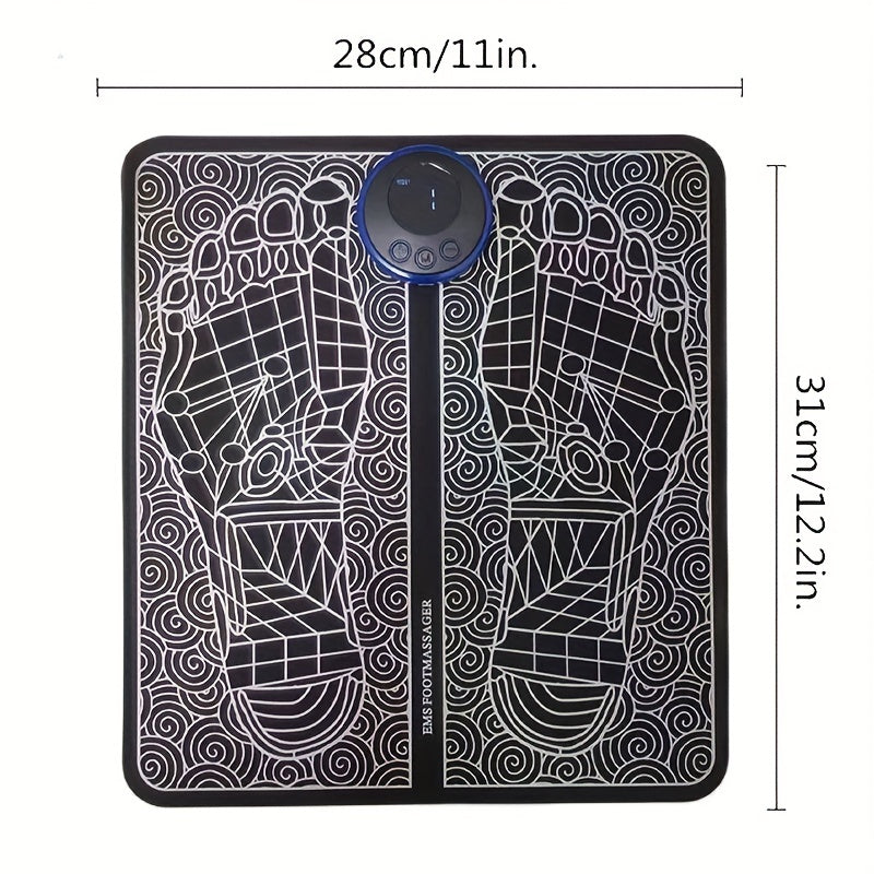 Portable Foot Massager Mat Intelligent Massage Pad Machine for Home Office