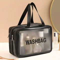 Makeup Zipper Bag Waterproof Satchel - Travel Toiletry Wash Bag