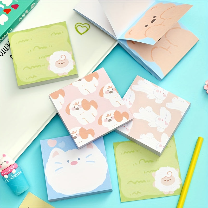 100 Sheets Cartoon Animal Notepad To Do List Memo Office Message Pad