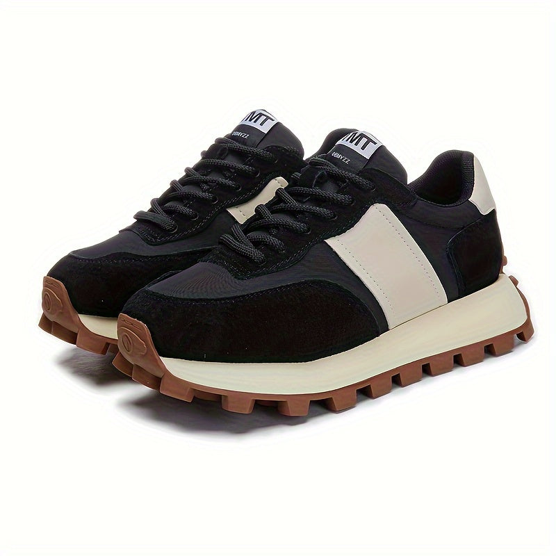 Women's Wear Resistant Sneakers Height Increasing Sports Shoes