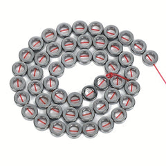 Hematite Round Natural Stone Beads 8-16mm DIY Jewelry Making Bracelet Necklace
