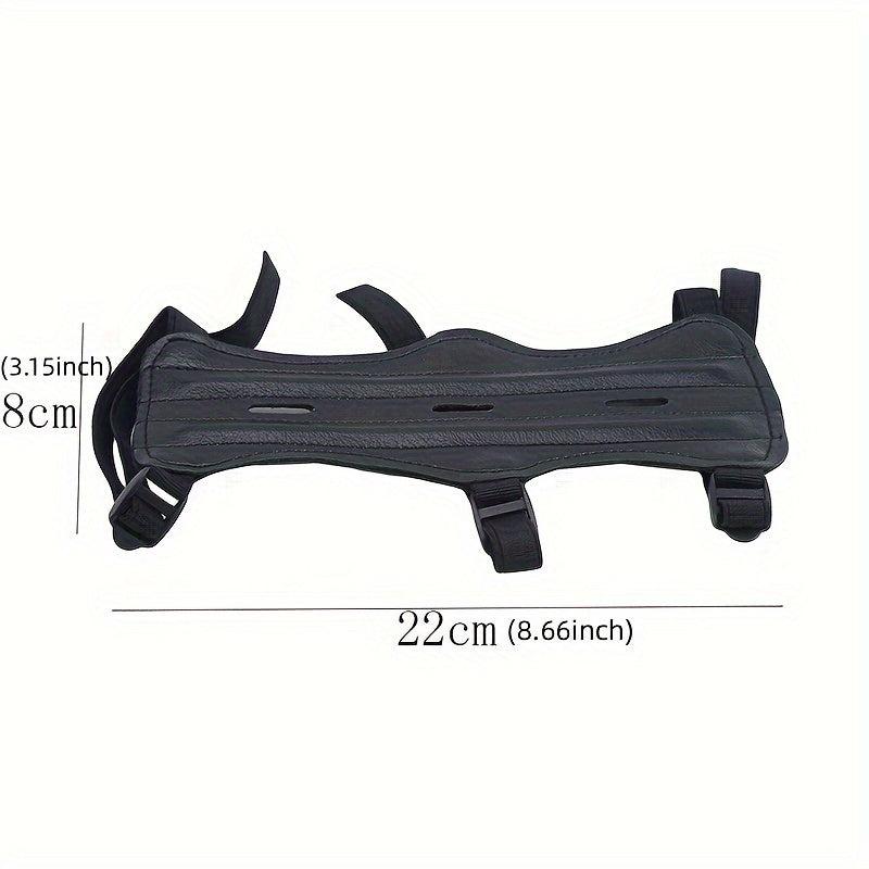 Adjustable Arm Guard with 3 Straps for Archery Training