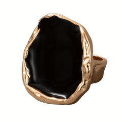 Retro Chunky Resin Acrylic Rings Jewelry Accessories For Women Girls