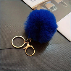 Fur Ball Pendant Women's Bag Accessories Keychain Pendant