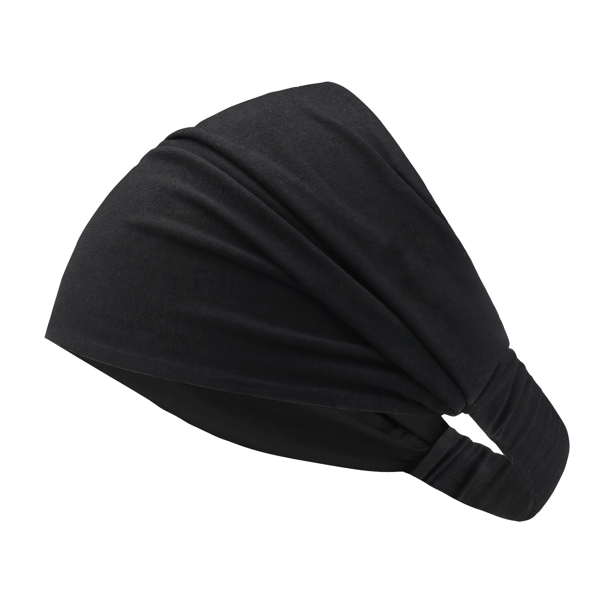 Solid Elastic Headband Wide Brimmed Hair Band for Makeup Sporty Yoga