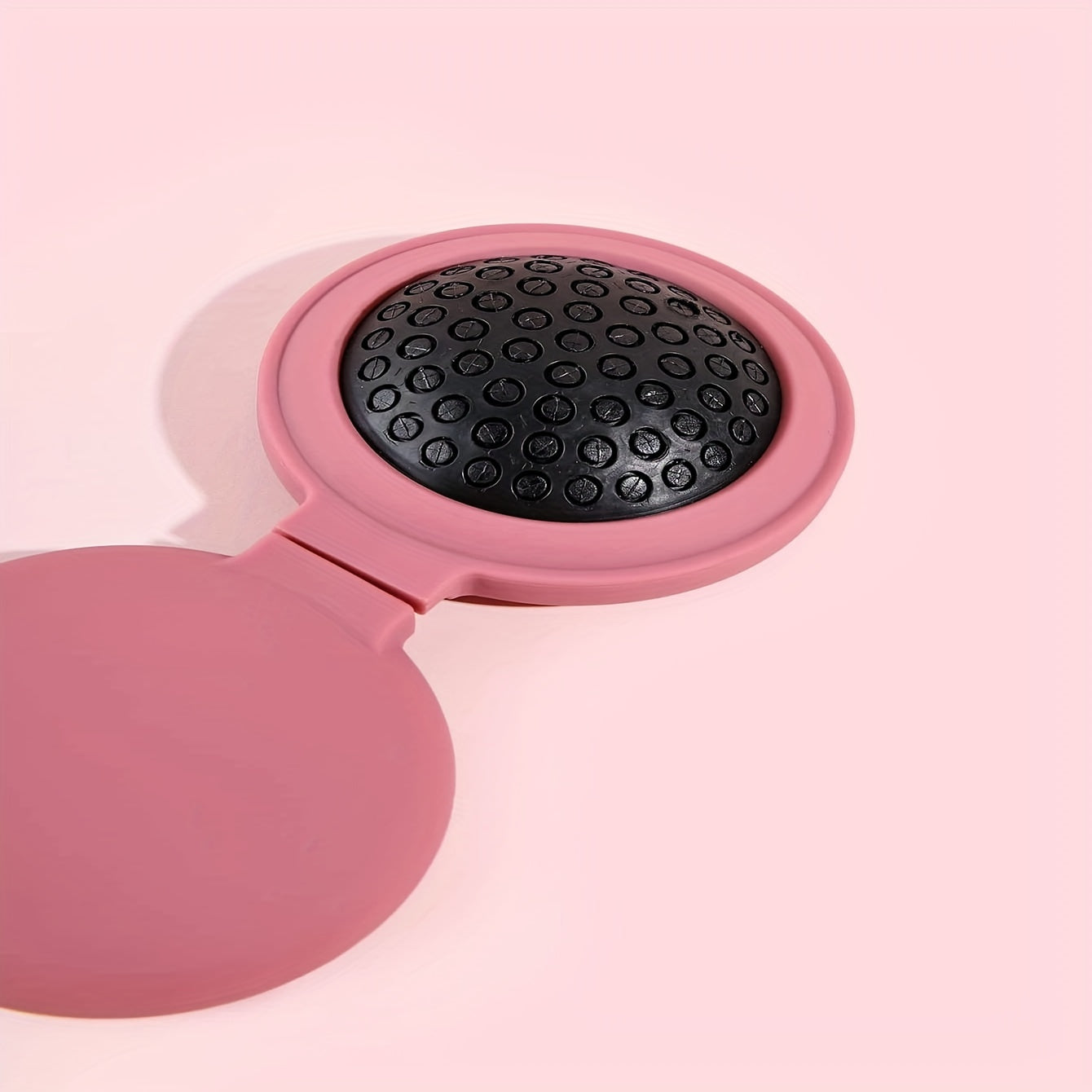 Travel Hairbrush & Mirror Set for Girls & Women - Compact & Foldable