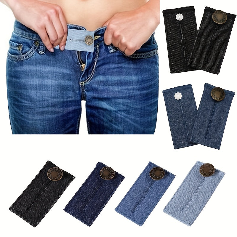 1pc Denim Waistband Extenders Button Extenders for Jeans Pants Trousers