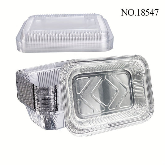 20pcs Disposable Foil Baking Trays for Cakes Brownies Breads Meatloaf Lasagna