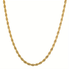 Stainless Steel Twist Chain Necklace Unisex Neck Jewelry