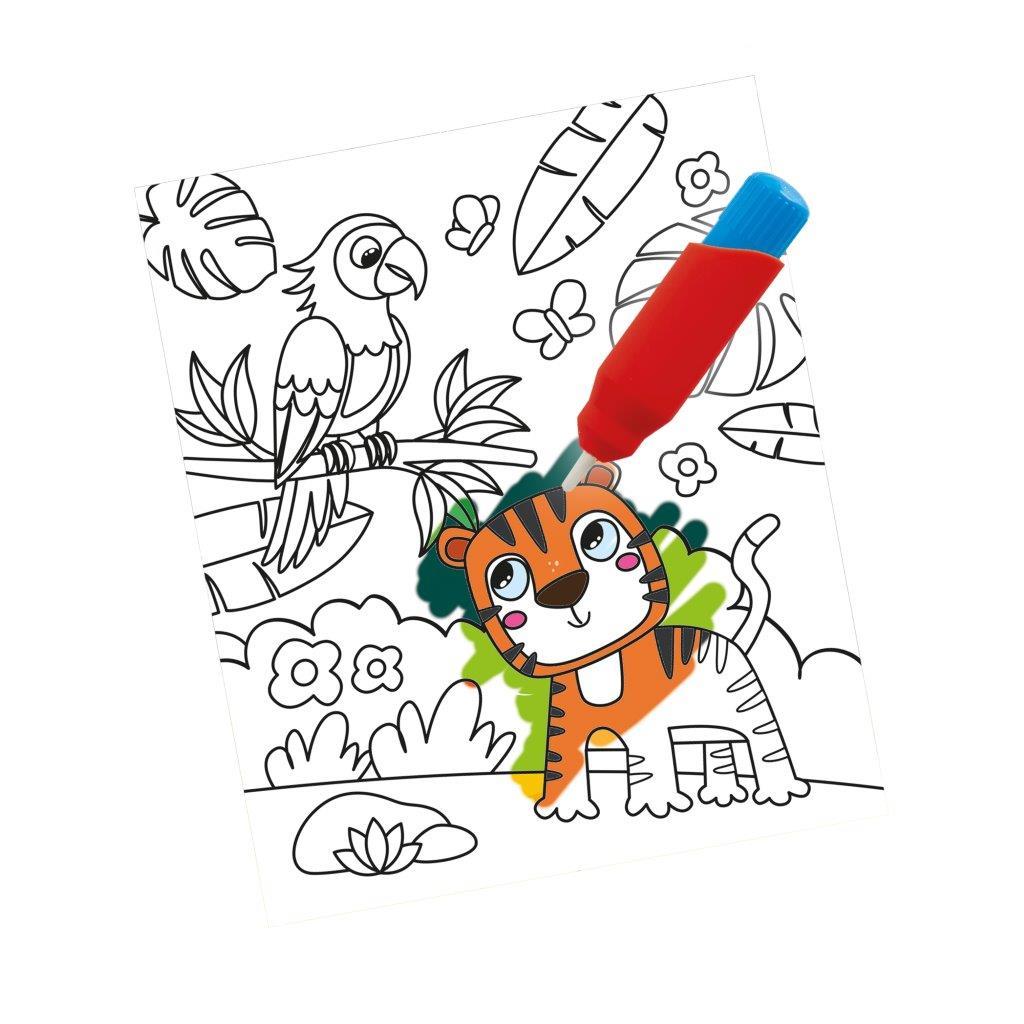 Water Colouring Book Travel Set with Brush