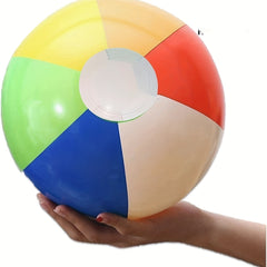 Rainbow Inflatable Beach Balls Bulk 50 - Pool Party Favors & Toys