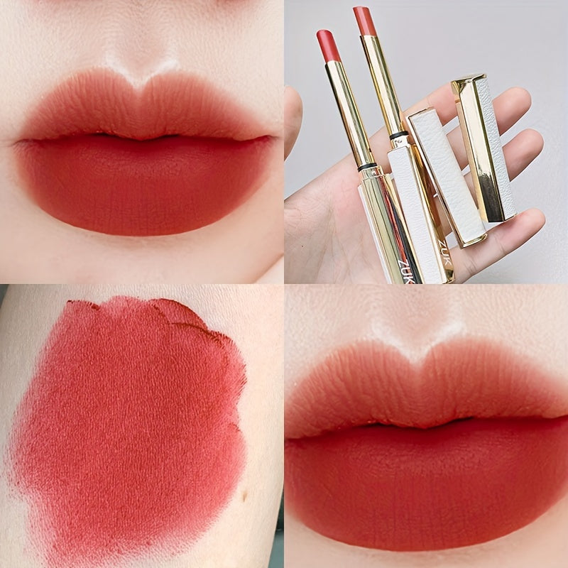 Golden Tube Matte Long Lasting Waterproof Nude Lipstick
