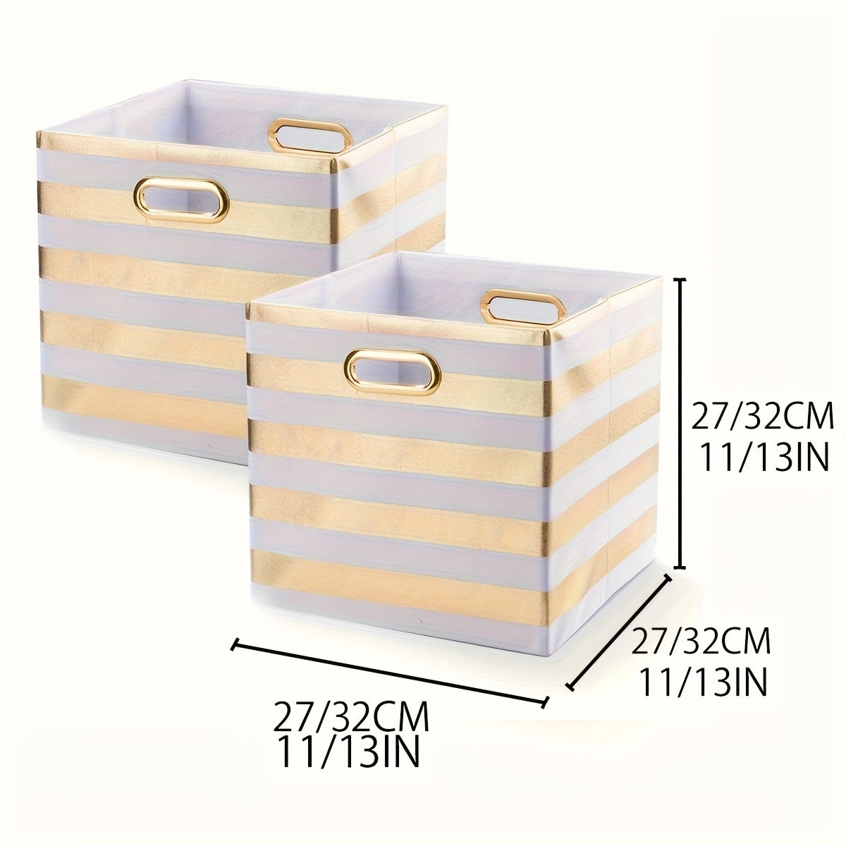 2pack Foldable Storage Boxes Home Decor