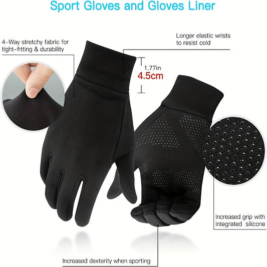 Touch Screen Non-slip Gloves Winter Warm Gloves For Cycling Driving