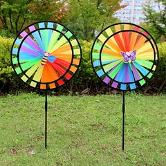 Kids Outdoor Pinwheel Toy, Wind Spinner for Children, Assorted Colors