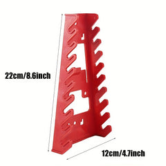 Plastic Wrench Organizer Tray - Sockets Storage Tool Rack Sorter
