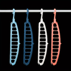 Foldable Heavy Duty Clothes Hanger Household Space Saving Organizer
