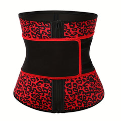 Leopard Waist Trainer Tummy Wrap Slimmer Belly Belt Women's Shapewear