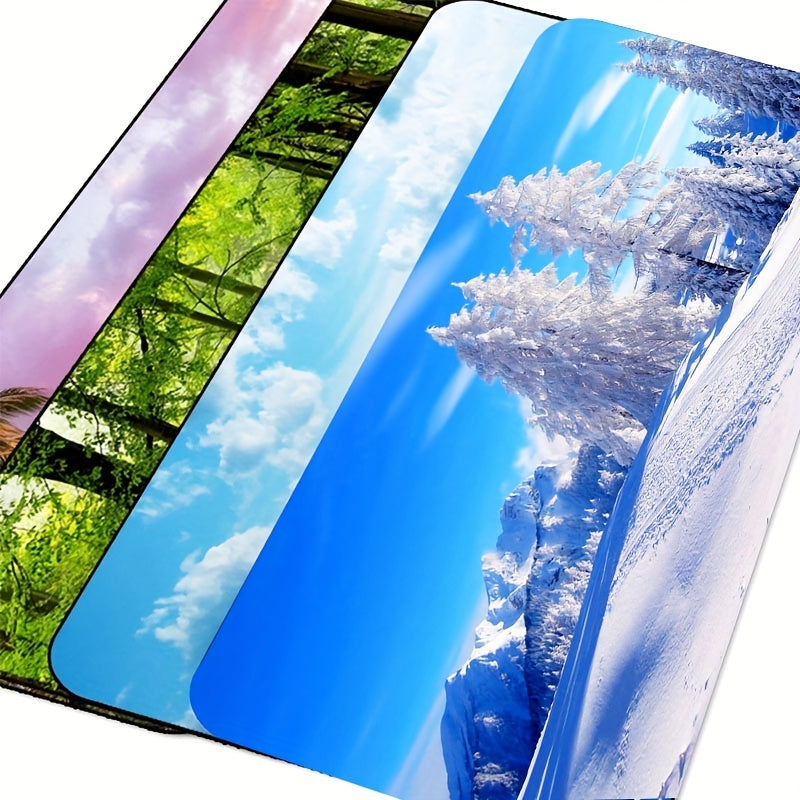 Thickened Lock Landscape Animation Mouse Pad for Office/Home Desk