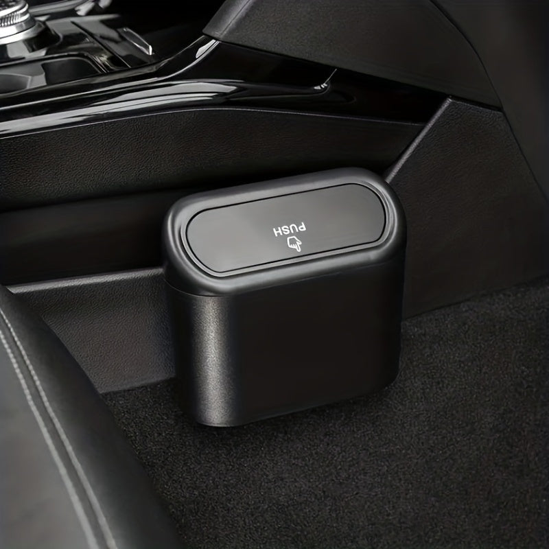 1pc Car Trash Can Car Storage Bin Multifunctional Garbage Bin