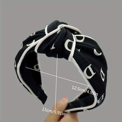 Striped Cross Knotted Headband Spring and Summer Style Hair Hoop