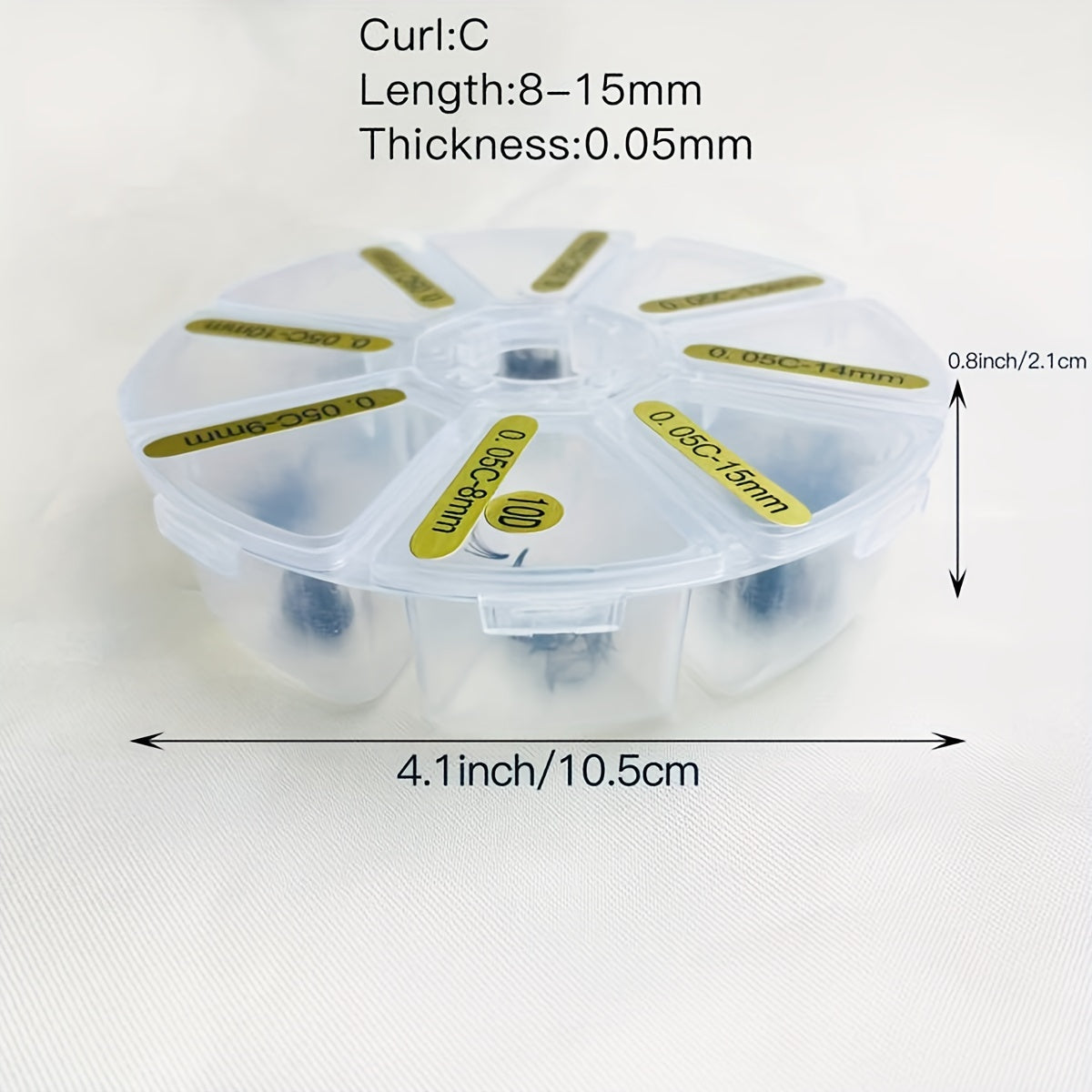 C Curling 360pcs Premade Fans 0.05 Loose Volume Individual Lashes