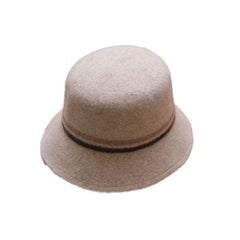 Woolen Round Top Bucket Hat for Her