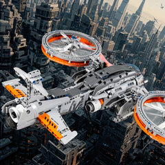 1204pcs Intergalactic Warship & Destroyer Model Set