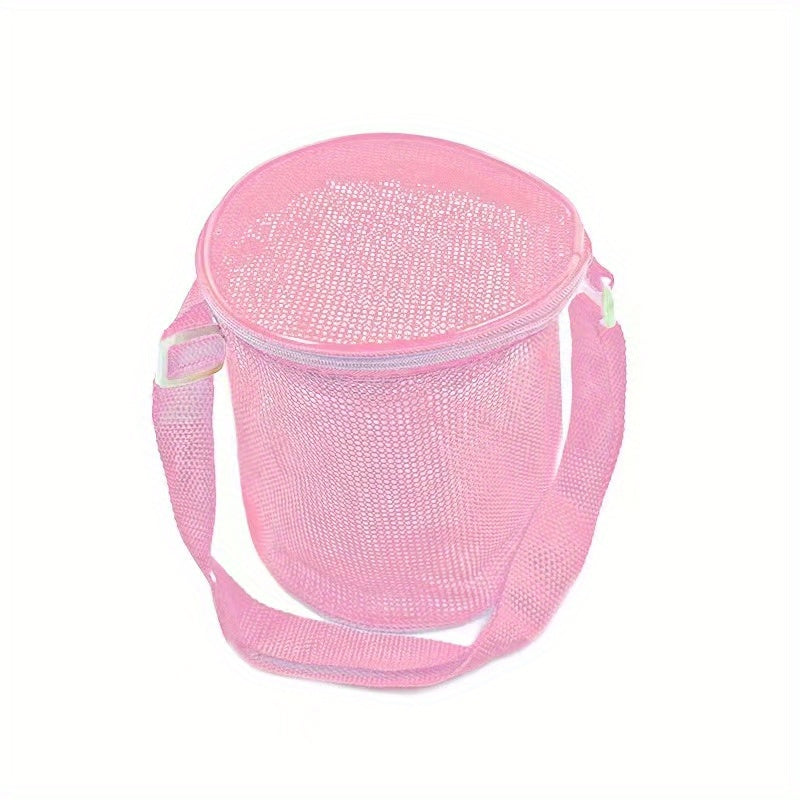 Kids Mesh Shell Storage Bag for Beach Sand Toys