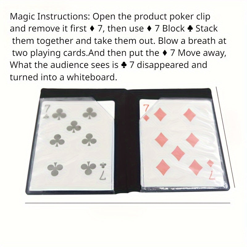 Magic Poker Color Disappearing Paper Trick