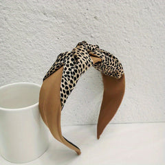 Leopard Pattern Wide Headband Y2K Hair Accessories